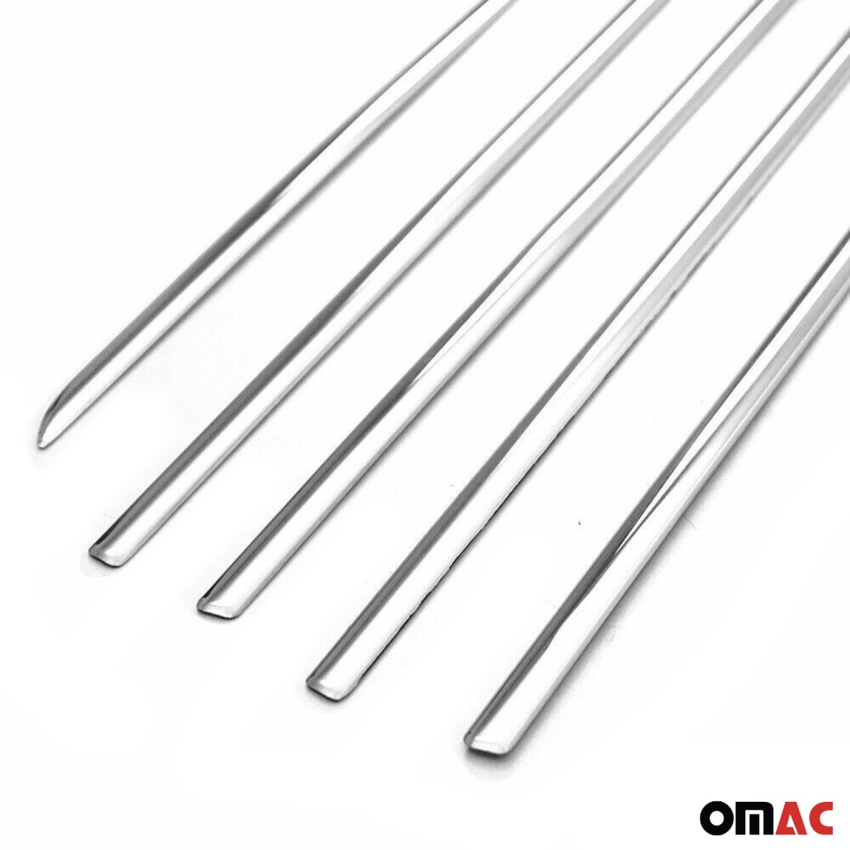 Lexus GX460 Window Trim - Omac - S.Steel - Gloss Silver - '10-'14